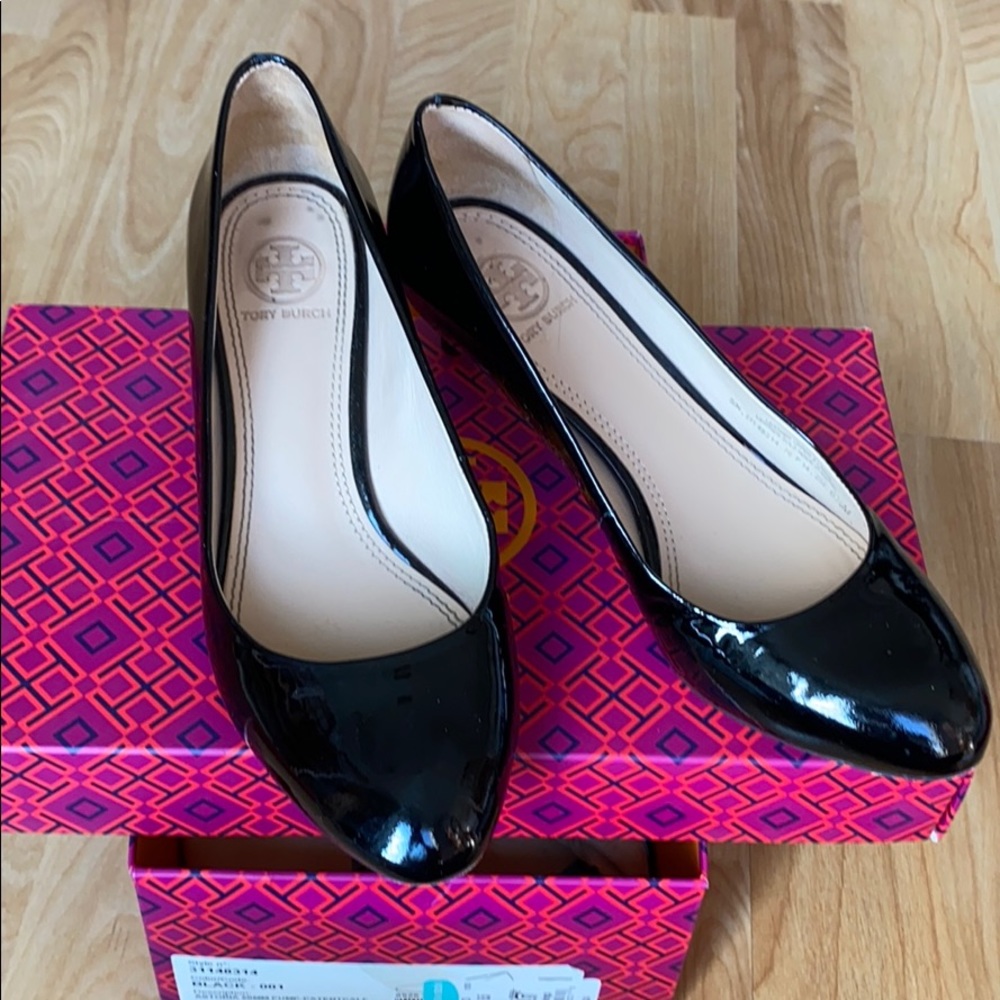 EC Tory Burch Black Leather Pump Women’s Size 6.5